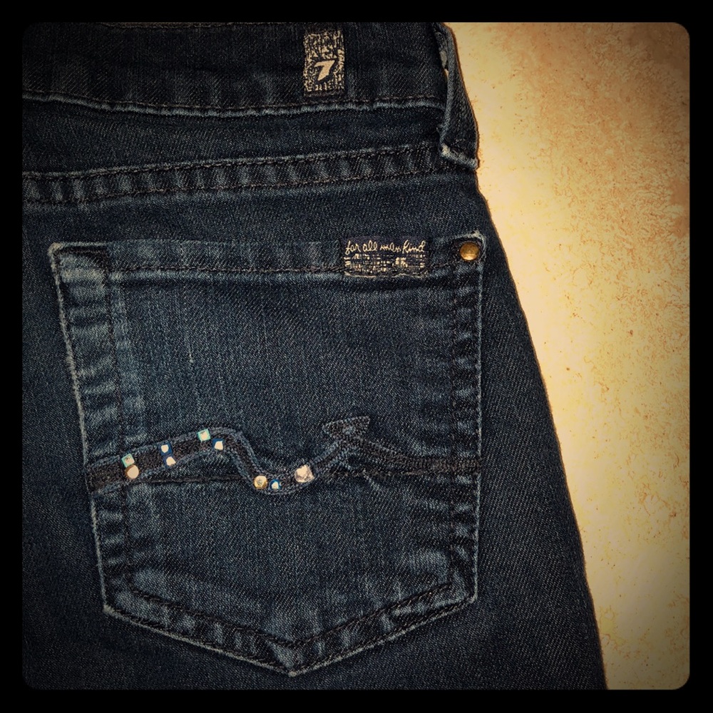 Girls 7 For All Mankind sz 8 Sophie skinny.